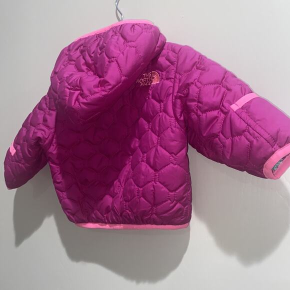 THE NORTH FACE 0-3 Months Reversible Perrito Insulated Jacket Winter Water Repel - Picture 2 of 8